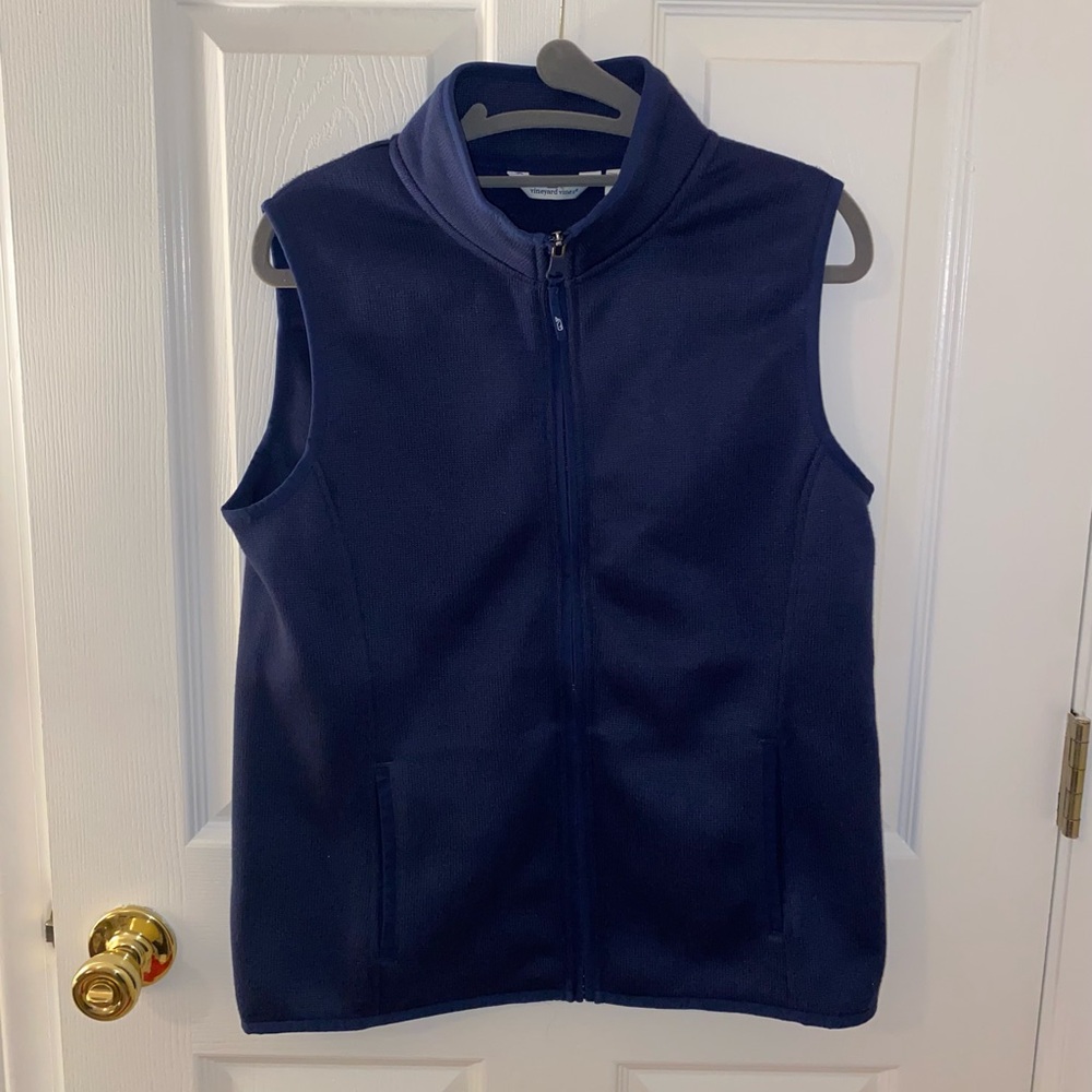 Vineyard Vines Navy Fleece Vest